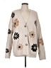Volcom 100% Polyester Floral Tan Cardigan Size L - photo 1