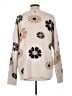 Volcom 100% Polyester Floral Tan Cardigan Size L - photo 2