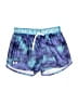 Under Armour 100% Polyester Tie-dye Blue Athletic Shorts Size L (youth) - photo 1