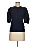J.Crew Blue 3/4 Sleeve Button-Down Shirt Size M - photo 1