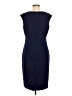Kasper 100% Polyester Solid Blue Cocktail Dress Size 8 - photo 2