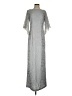 JS Collections 100% Polyester Gray Casual Dress Size 4 - photo 1