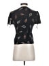 Madewell 100% Silk Black Short Sleeve Silk Top Size 2 - photo 2