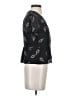 Madewell 100% Silk Black Short Sleeve Silk Top Size 2 - photo 4