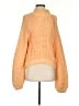 Free People 100% Cotton Orange Pullover Sweater Size XS - photo 1