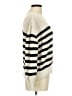 Gap 100% Cotton Stripes Ivory Pullover Sweater Size Med Petite - photo 4