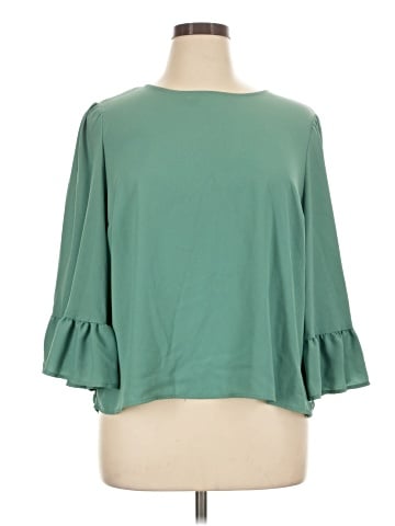 Apt. 9 3/4 Sleeve Blouse (view 1)
