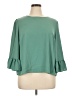 Apt. 9 100% Polyester Green 3/4 Sleeve Blouse Size XL - photo 1