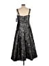 Taylor Metallic Black Cocktail Dress Size 14 - photo 2