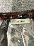 Asceno 100% Silk Print Burgundy Silk Pants Size XS - photo 7