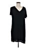 Madewell 100% Viscose Solid Black Side-Button Easy Dress Size L - photo 1
