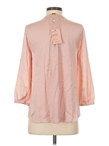 Quince 3/4 Sleeve Silk Top (view 2)