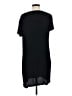 Madewell 100% Viscose Solid Black Side-Button Easy Dress Size L - photo 2