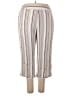 AB Studio 100% Rayon Stripes Ivory Gray Casual Pants Size 2X - photo 1