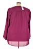 Torrid 100% Polyester Burgundy 3/4 Sleeve Blouse Size 4X (4) - photo 2
