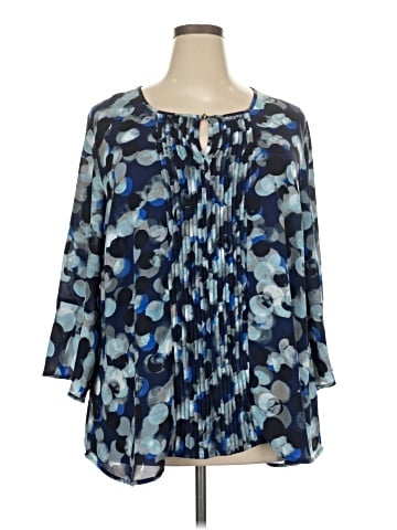 Roz & Ali 3/4 Sleeve Blouse (view 1)