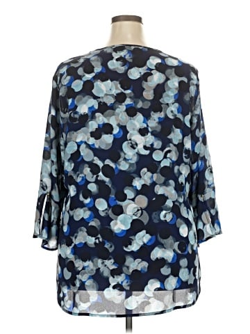 Roz & Ali 3/4 Sleeve Blouse (view 2)