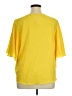 Gibson Latimer 100% Polyester Yellow Short Sleeve Blouse Size XL - photo 2