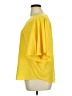 Gibson Latimer 100% Polyester Yellow Short Sleeve Blouse Size XL - photo 5