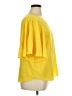 Gibson Latimer 100% Polyester Yellow Short Sleeve Blouse Size XL - photo 4