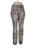 Style&Co Animal Print Silver Casual Pants Size 10 - photo 1