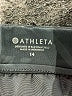 Athleta Solid Black Shorts Size 14 - photo 3