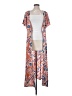 Judith March Graphic Orange Kimono Size S - photo 1