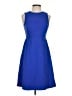 Classiques Entier Solid Blue Cocktail Dress Size 2 - photo 1