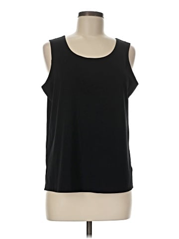 Susan Graver Sleeveless T-Shirt (view 1)