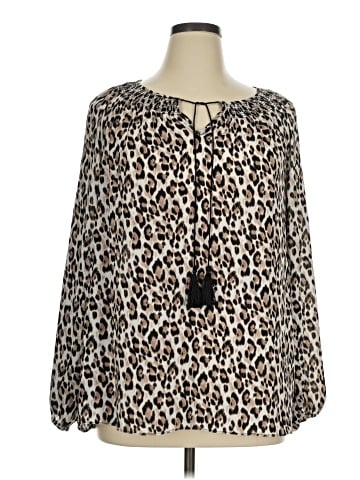 Jones New York Long Sleeve Blouse (view 1)