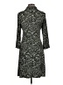 Laundry by Design 100% Polyester Print Black Casual Dress Size 10 - photo 2