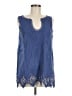 Soft Surroundings Blue Tank Top Size M - photo 1
