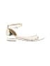 Just Fab Metallic Gold Sandals Size 6 1/2 - photo 1