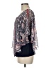 B-Design Blue 3/4 Sleeve Blouse Size M - photo 5