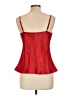 Glam 100% Polyester Red Sleeveless Blouse Size L - photo 2