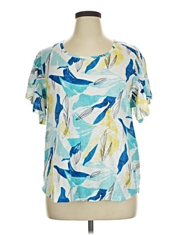 Chico's Short Sleeve Blouse (view 1)