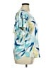 Chico's 100% Linen Blue Short Sleeve Blouse Size XL - photo 4