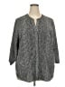 212 Collection Gray 3/4 Sleeve Blouse Size 3X - photo 1