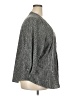 212 Collection Gray 3/4 Sleeve Blouse Size 3X - photo 4