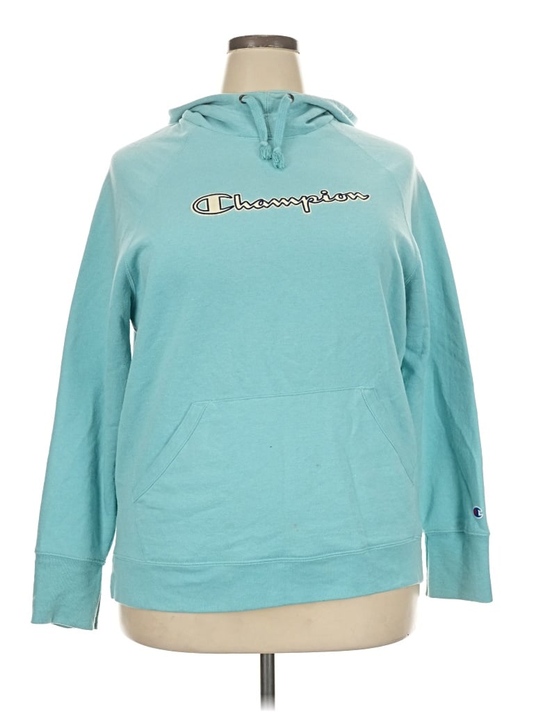 Pre-owned Champion Sweatshirt In Teal