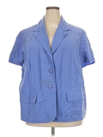 JM Collection Short Sleeve Blouse (view 1)