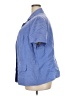 JM Collection Blue Short Sleeve Blouse Size 24W - photo 5