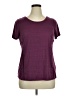 Danskin Now 100% Polyester Burgundy Active T-Shirt Size XL - photo 1