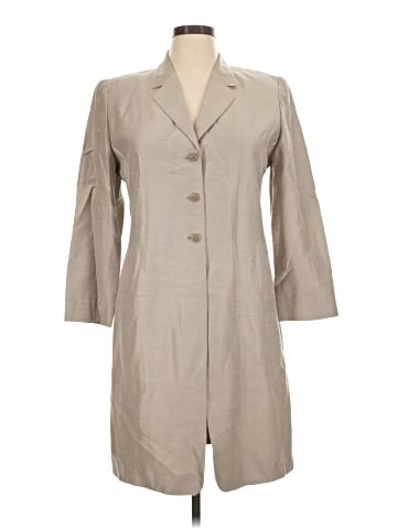 Linda Allard Ellen Tracy Trenchcoat (view 1)