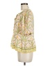 CeCe 100% Polyester Yellow Short Sleeve Blouse Size M - photo 5