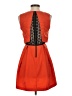 Sugarlips Solid Orange Cocktail Dress Size XS - photo 2