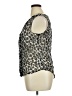 Charlotte Russe Animal Print Silver Sleeveless Blouse Size XL - photo 5