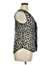 Charlotte Russe Animal Print Silver Sleeveless Blouse Size XL - photo 4