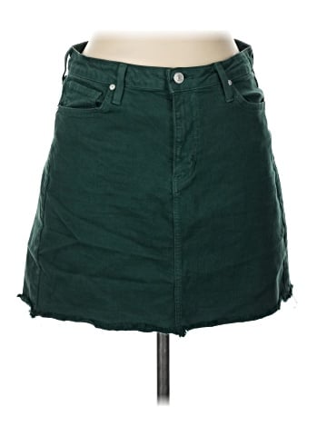 Just Black Denim Skirt (view 1)