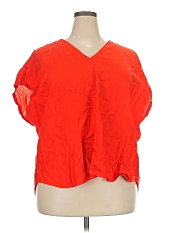 DKNY Short Sleeve Blouse (view 1)